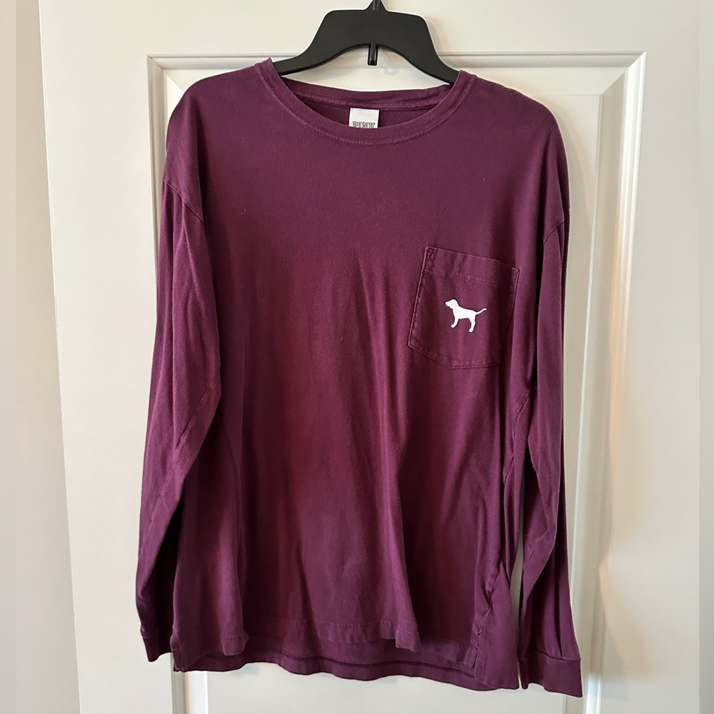 VS Pink Logo Shirt Size Medium.